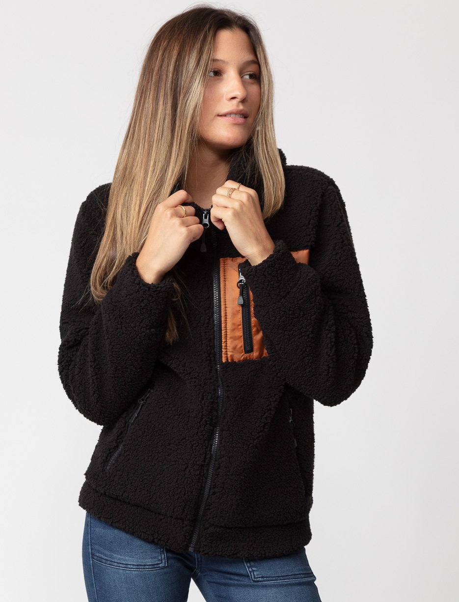 Sherpa zip sale up womens